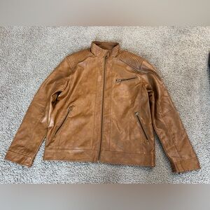 WULFUL Men's Leather Jacket